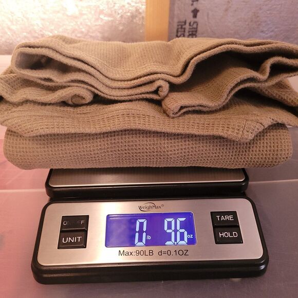 Lacoste Thermal Shirt Mens Medium Brown Waffle Knit Sleepwear - Picture 12 of 12